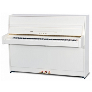 Kawai K-15E ATX4 Silent Piano - Polished White