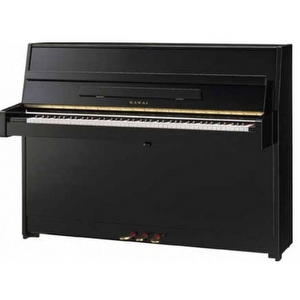 Kawai K-15E ATX4 Silent Piano - Polished Ebony