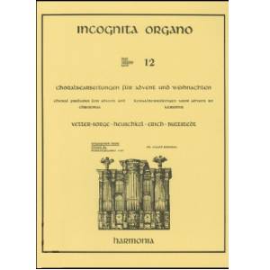 Choral preludes for advent and christmas - 12 Incognita Organo HU3185