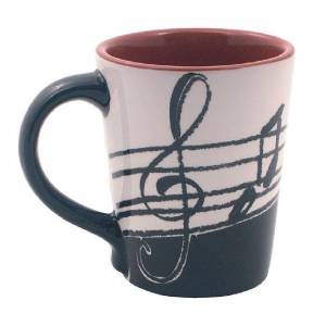 Latte Mug - Music Notes