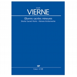 Louis Vierne - Shorter Sacred Works CV410903
