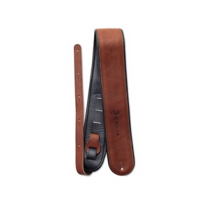 Martin A0028 Deluxe Leather Guitar Strap - Brown