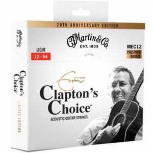 Martin Eric Clapton Signature Light Westernsnaren - .12 - .54