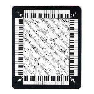 Mauspad - Tastatur und Noten