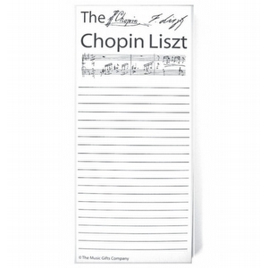 Notepad Chopin Liszt