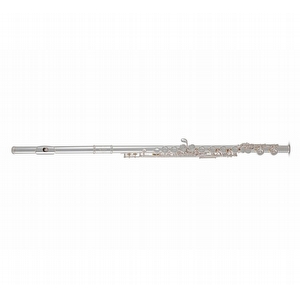 Pearl 505RE Dwarsfluit Verzilverd Open Kleppen