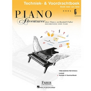 Piano Adventures - Techniek en Voordrachtboek 6 Faber