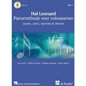 Pianomethode voor volwassenen 1 - Hal Leonard (Incl. CD)