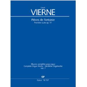 Premiere Suite - Pieces de Fantaisie opus  51 - Louis Vierne Carus Verlag