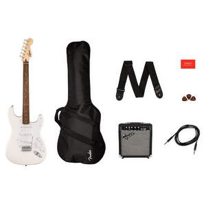 Squier Sonic Stratocaster Pack Limited Edition - blanc