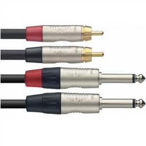 Stagg NTC6PCMR Twin Cable - 6 meters