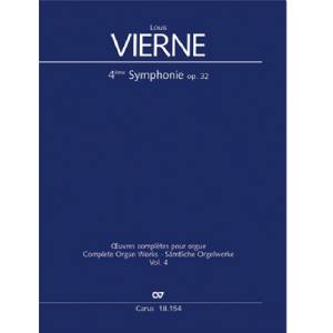Symphonie 4 Opus 32 - Louis Vierne Carus Verlag
