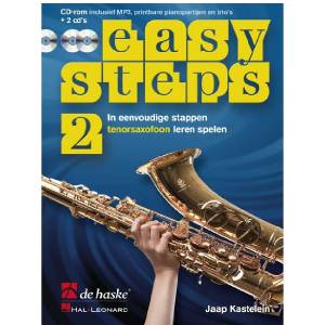Tenorsaxofoon 2 - Easy Steps Jaap Kastelein