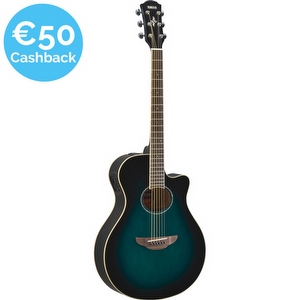 Yamaha APX600 Westerngitaar - Oriental Blue Burst