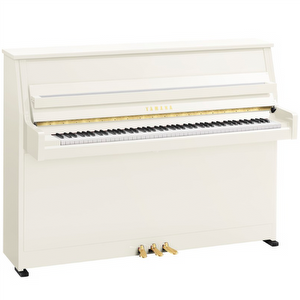 Yamaha B10PWH Akustisches Klavier – Weiß Poliert