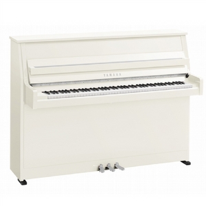 Yamaha B10PWHC Akoestische Piano - Hoogglans Wit - Chroom