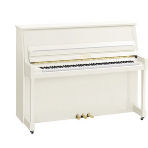 Yamaha B20PWH Akustisches Klavier – Weiß Poliert