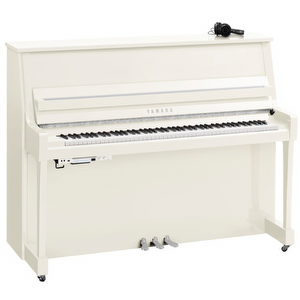 Yamaha B20PWHC SC3 Silent Piano - Weiß Poliert - Chrom