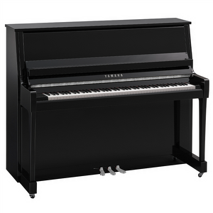 Yamaha B30PEC Acoustic Piano - Polished Ebony - Chrome