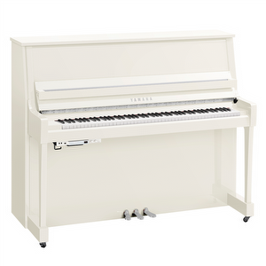 Yamaha B30PWHC TC3 - Transacoustic Piano - Polished White - Chrome