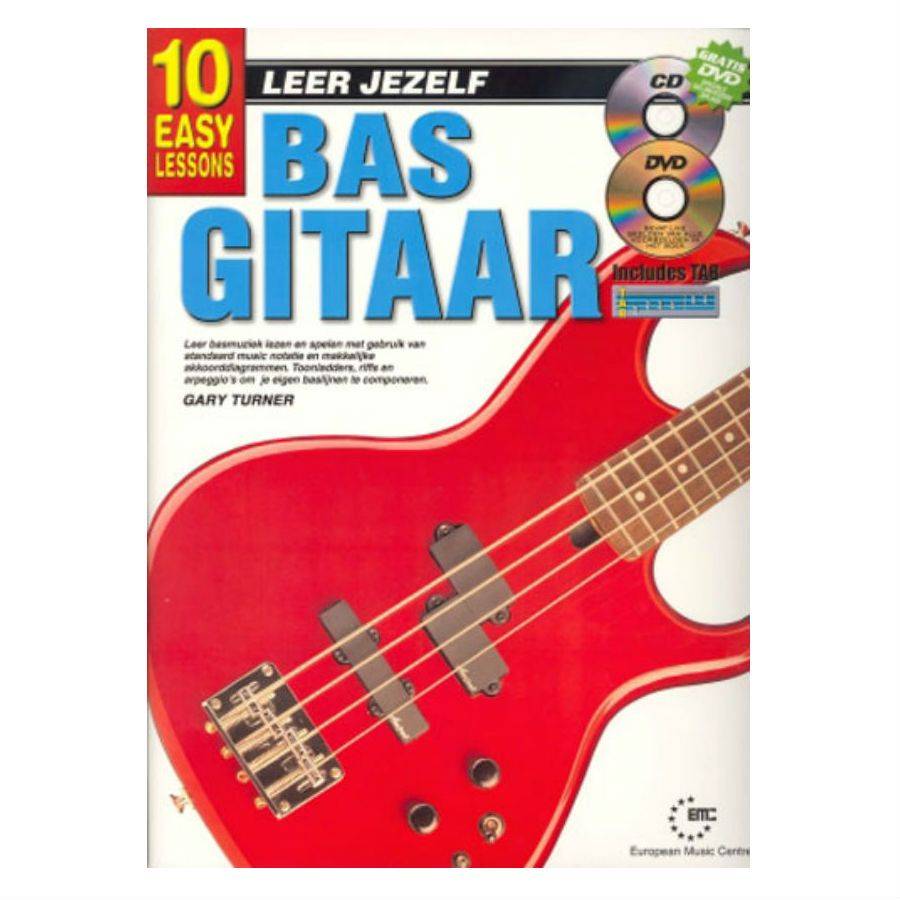 10 easy lessons leer jezelf Bas Gitaar