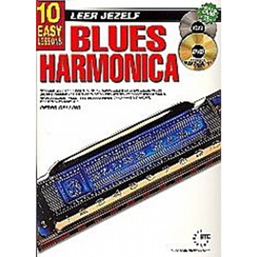 10 Easy Lessons Leer Jezelf Blues Harmonica (Incl. Cd/Dvd)