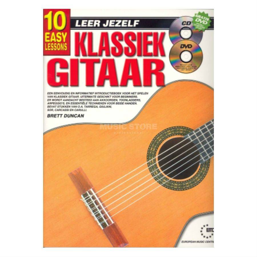 10 easy lessons leer jezelf gitaar klassiek inclusief CD