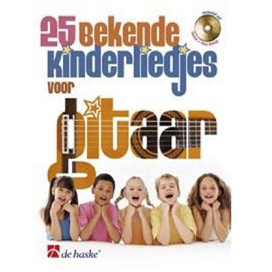 25 Bekende kinderliedjes voor gitaar