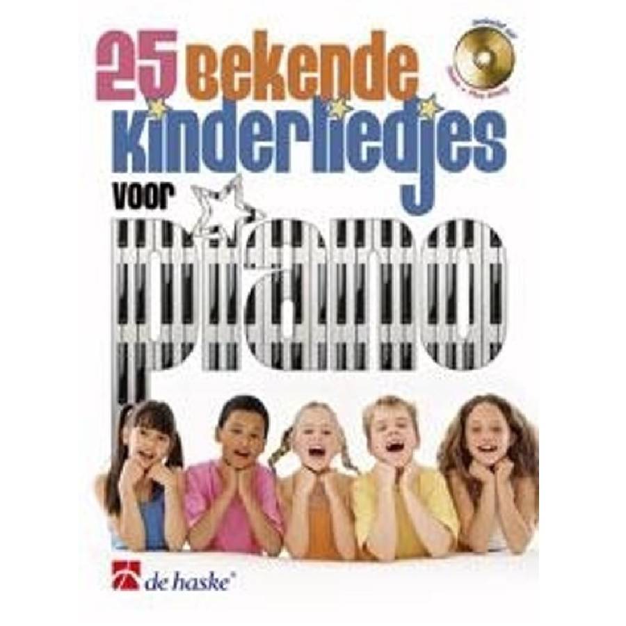 25 Bekende kinderliedjes voor piano