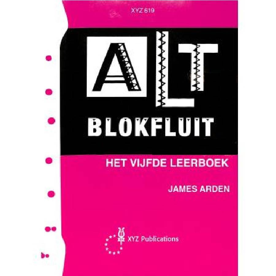Altblokfluit - het vijfde leerboek - James Arden