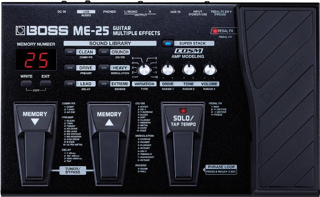 BOSS ME-25 Multi Effect B-Stock