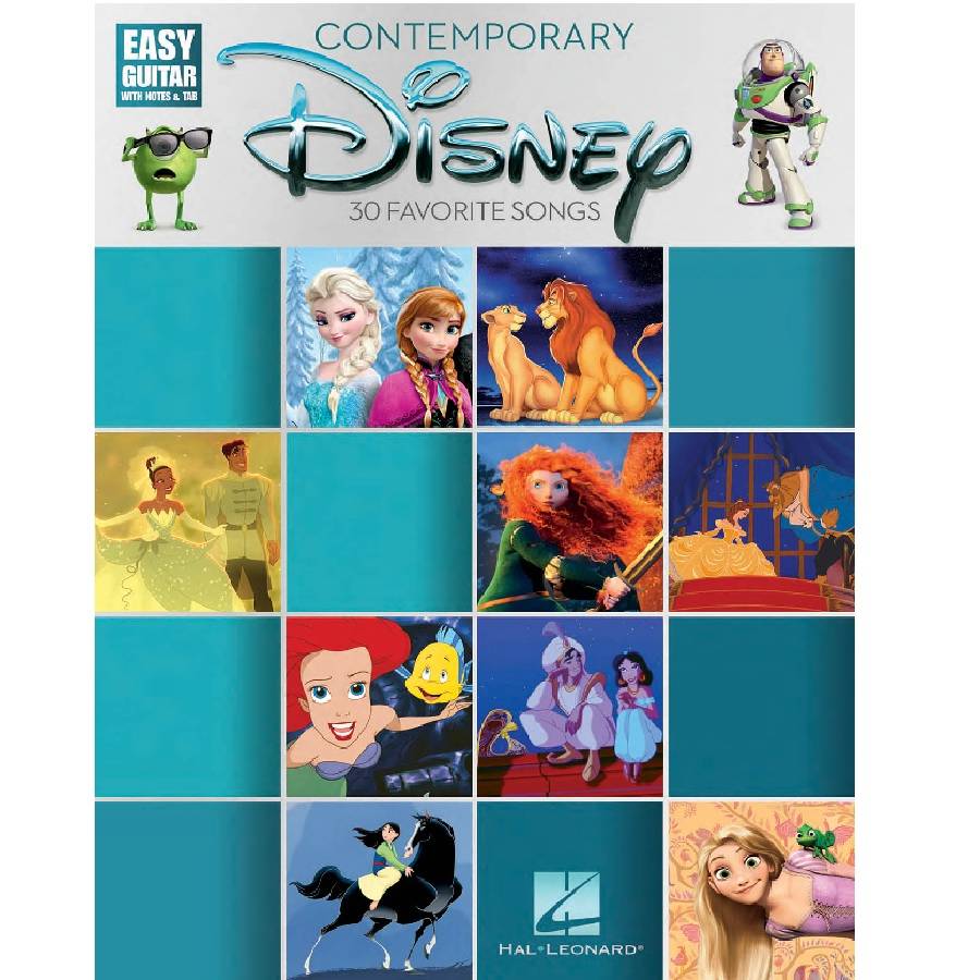Contemporary Disney: Easy Guitar with Notes & Tab