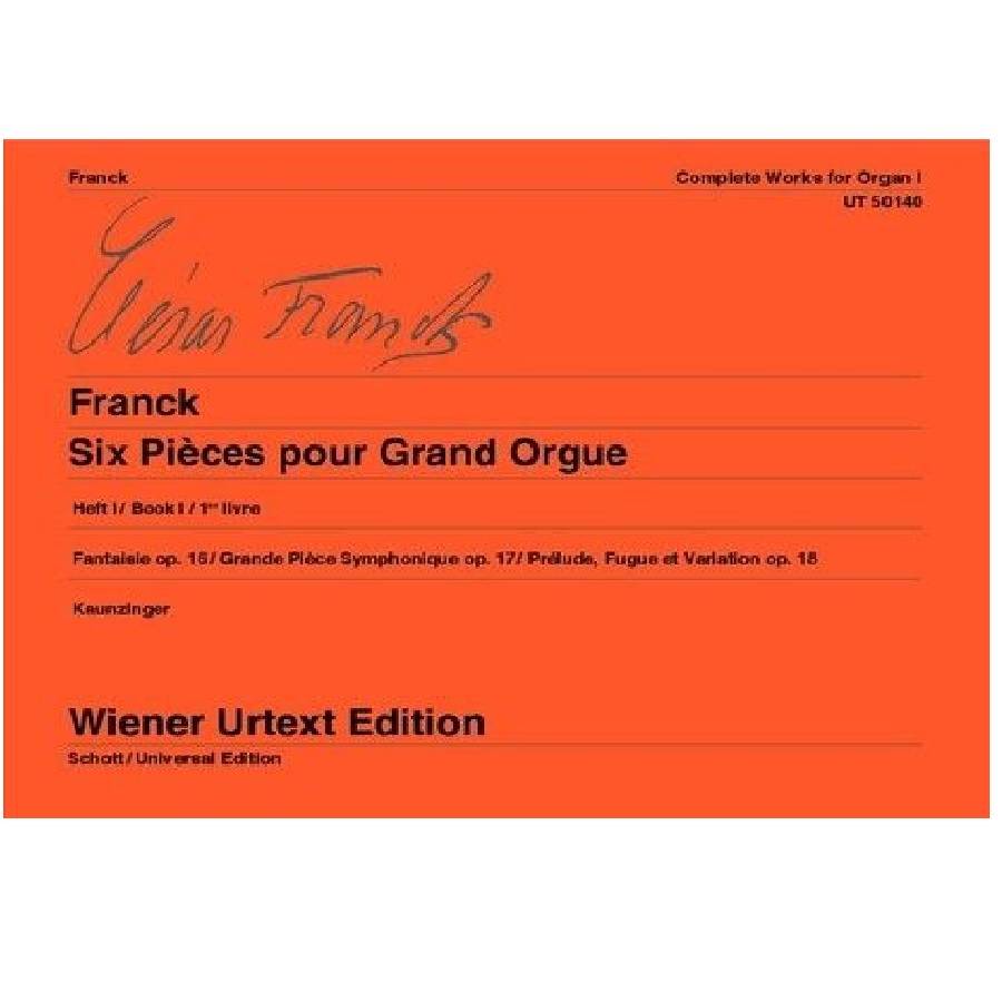 César Franck 1: Complete Works for organ op. 16–18 | UT50140