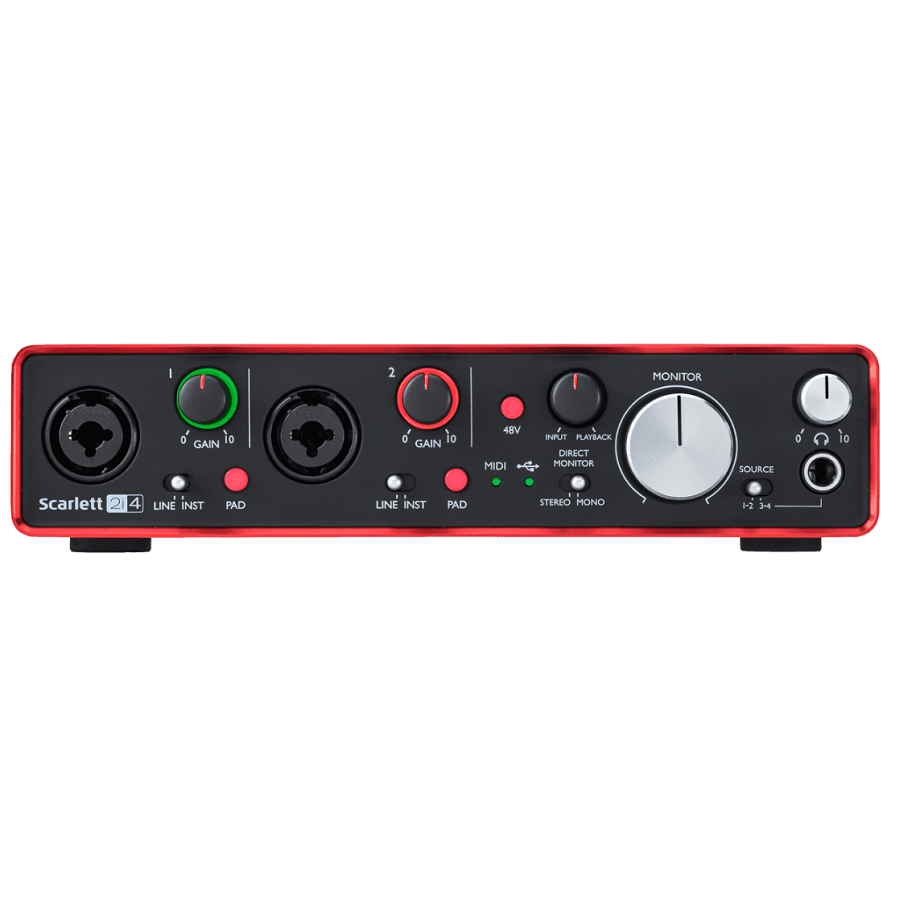Focusrite Scarlet 2i4 geluidskaart kopen?