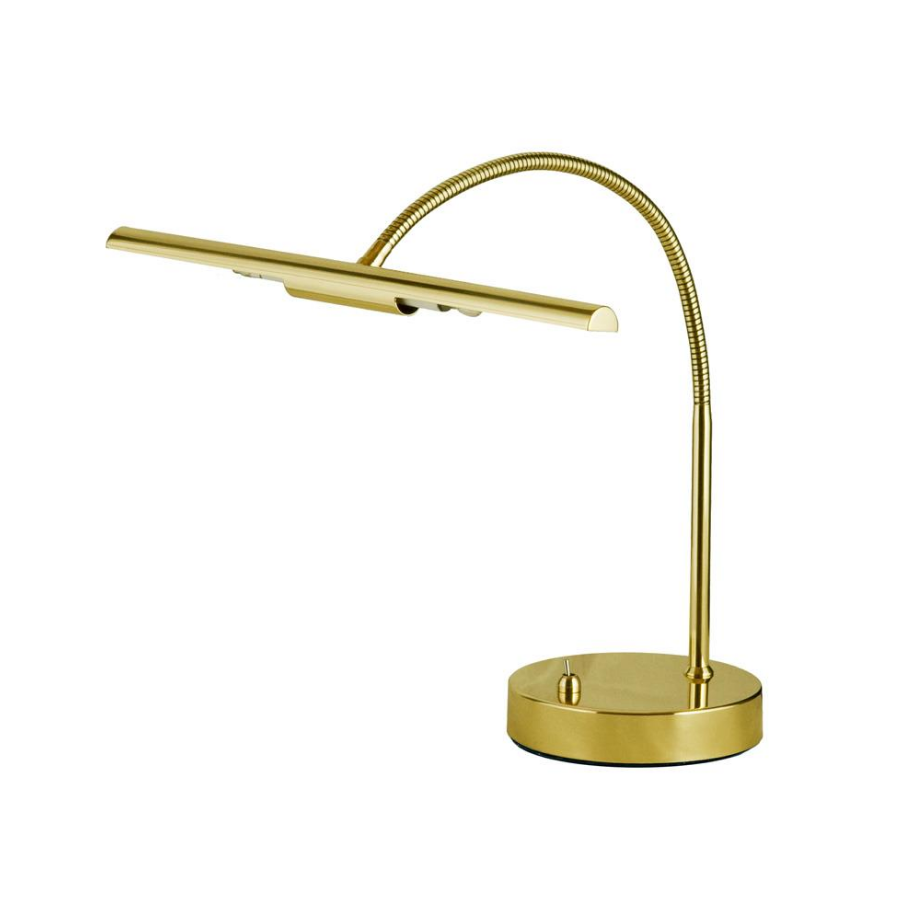 Jahn L39100 Pianolamp messing hoogglans