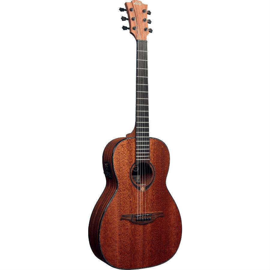 Lag T90PE Parlor Western Guitar Natural