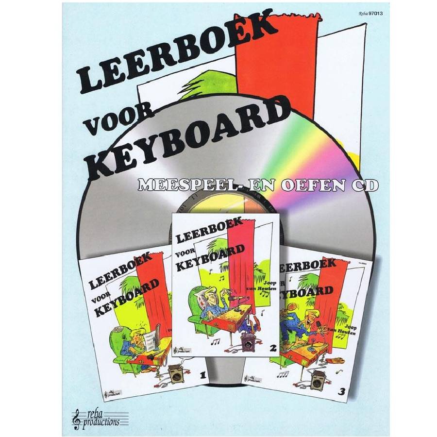 Leerboek voor Keyboard (Meespeel en oefen CD) - Joop van Houten