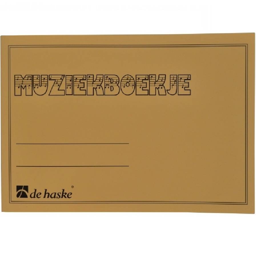 Muziekboekje 6 balks A5 