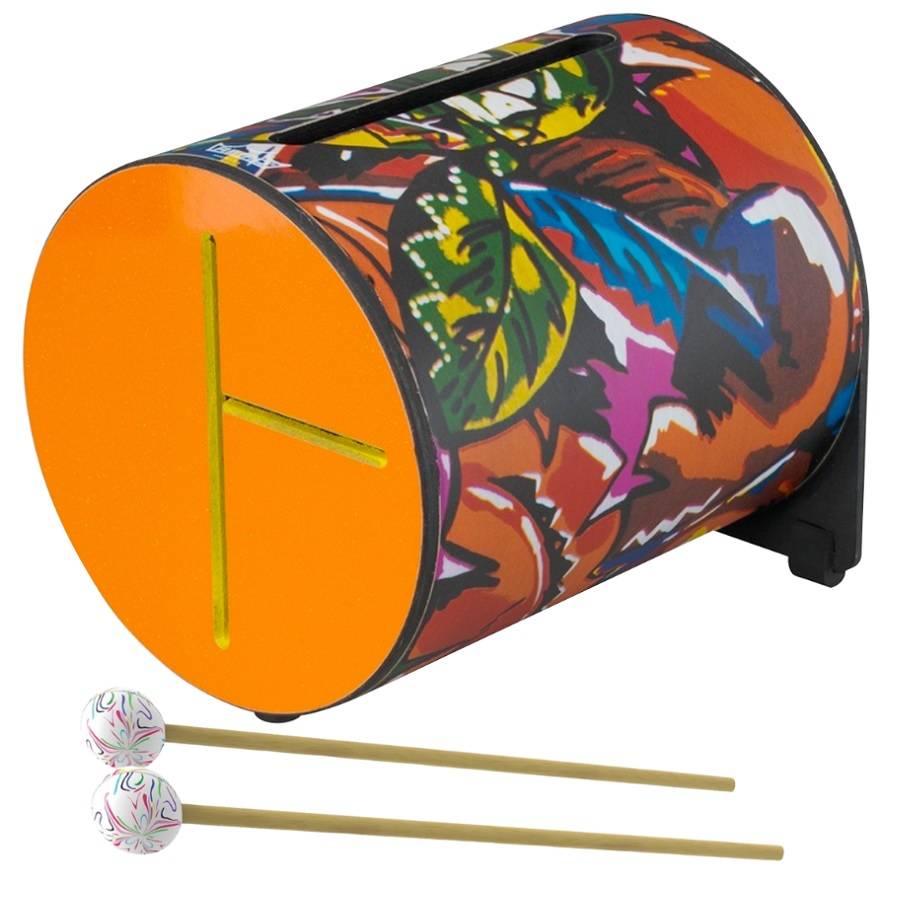 Remo RL-0708-09-OB Rhythm Log - Orange