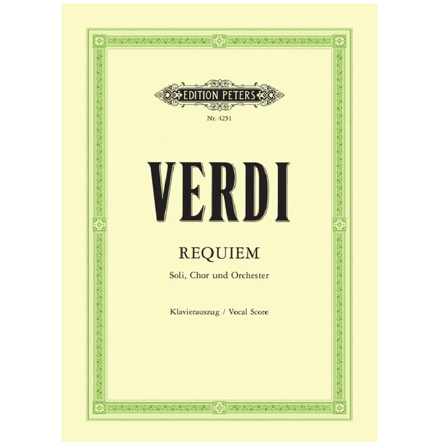 Requiem - Giuseppe Verdi Edition Peters