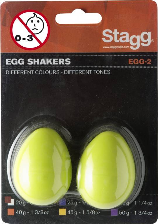Stagg Egg-2 - Shaker Egg - Grün