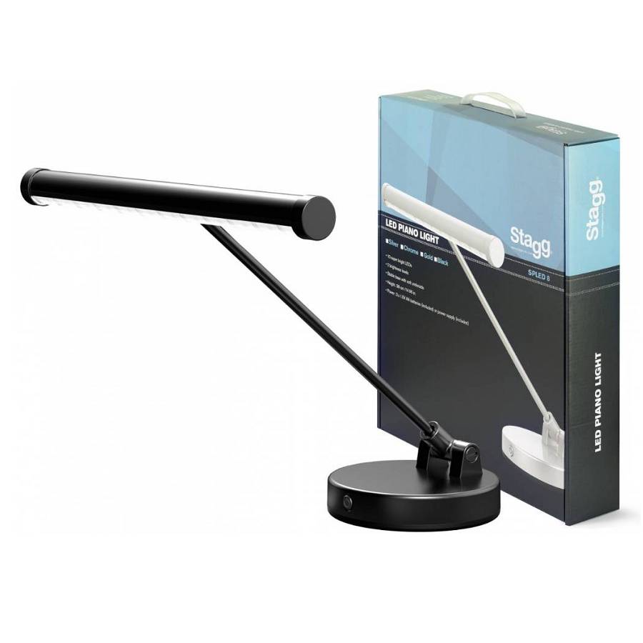 Stagg Spled08-2 Pianolamp - Zwart