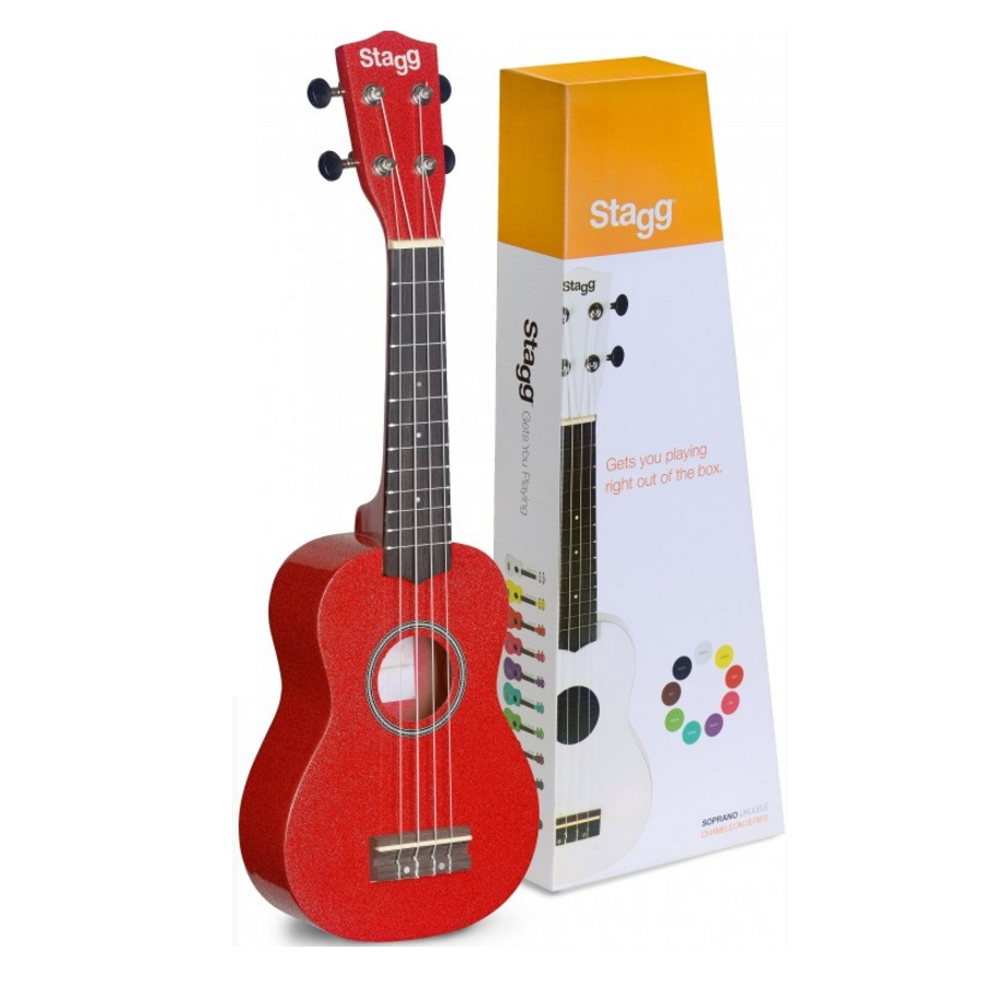 Stagg US-Red - Soprano Ukulele