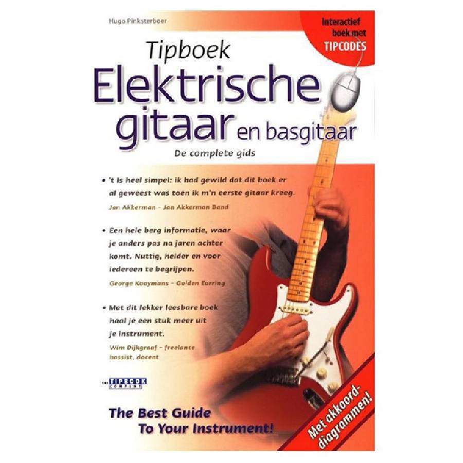 Tipboek Elektrische Gitaar en Basgitaar - Pinksterboer