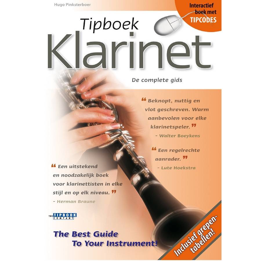 Tipboek Klarinet - Pinksterboer