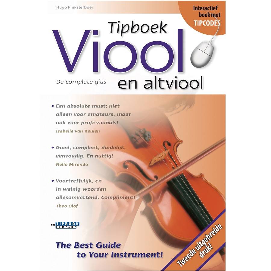 Tipboek Viool en Altviool - Pinksterboer