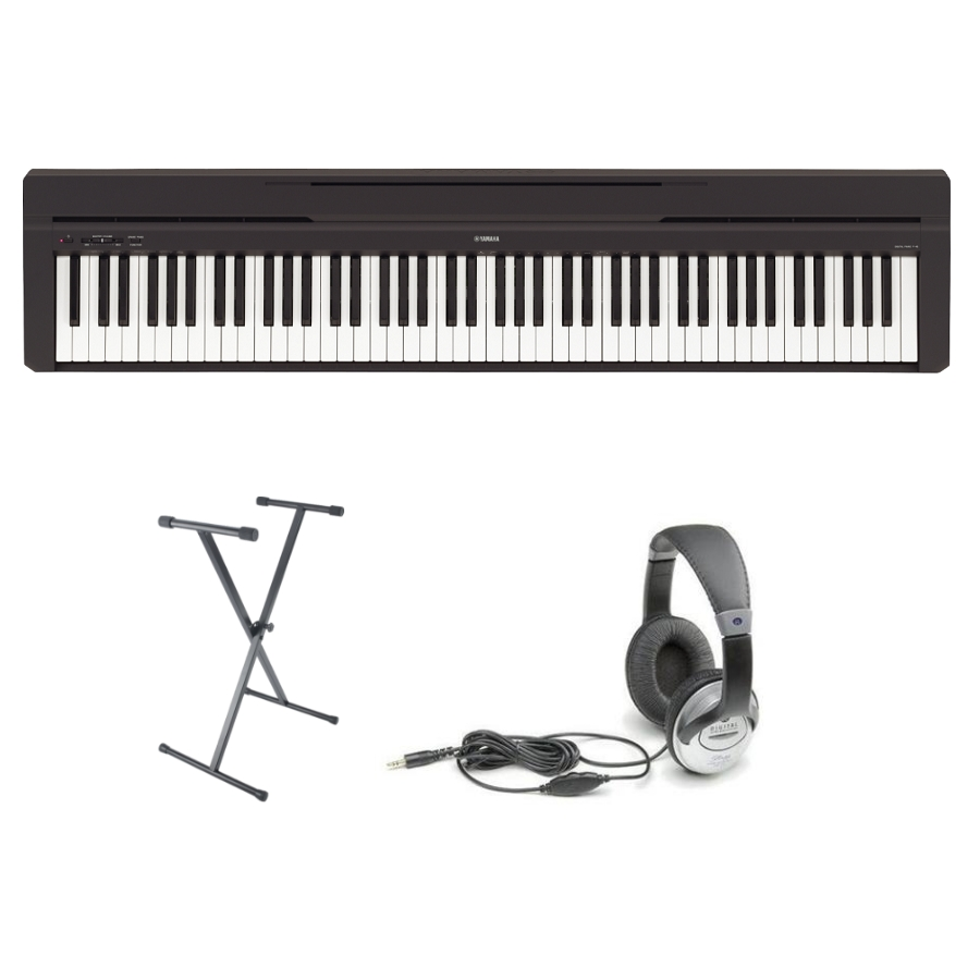 Yamaha P45 + Statief + Hoofdtelefoon