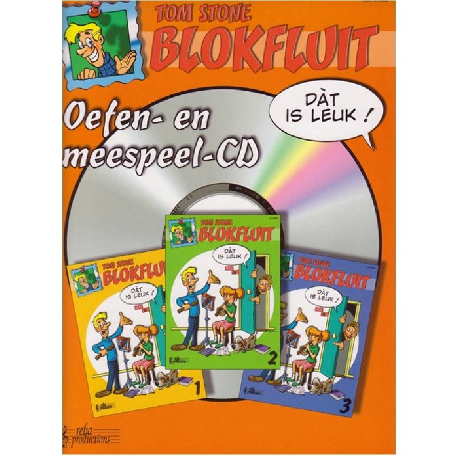 Tom Stone - Begeleidings-CD bij Blokfluit dat is leuk