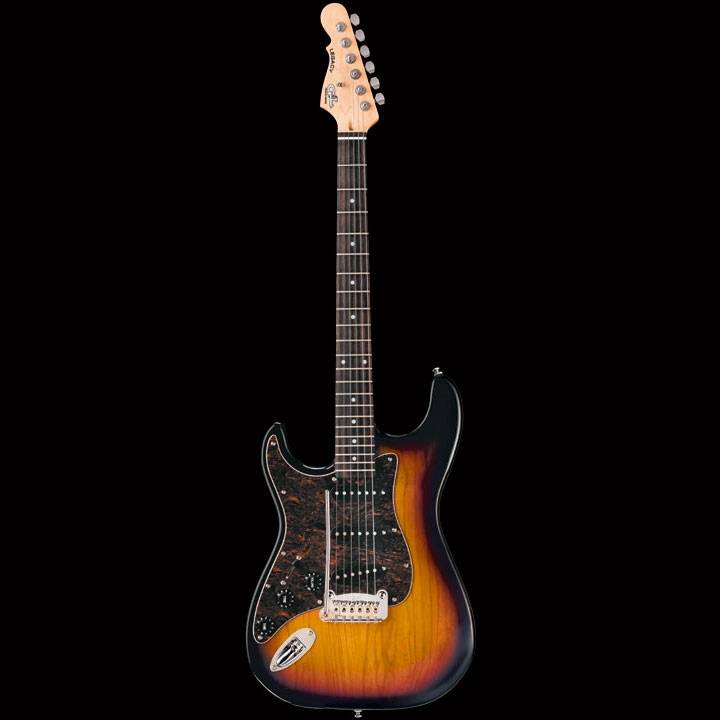 G&L Legacy Left Tribute 3-Tone Sunburst