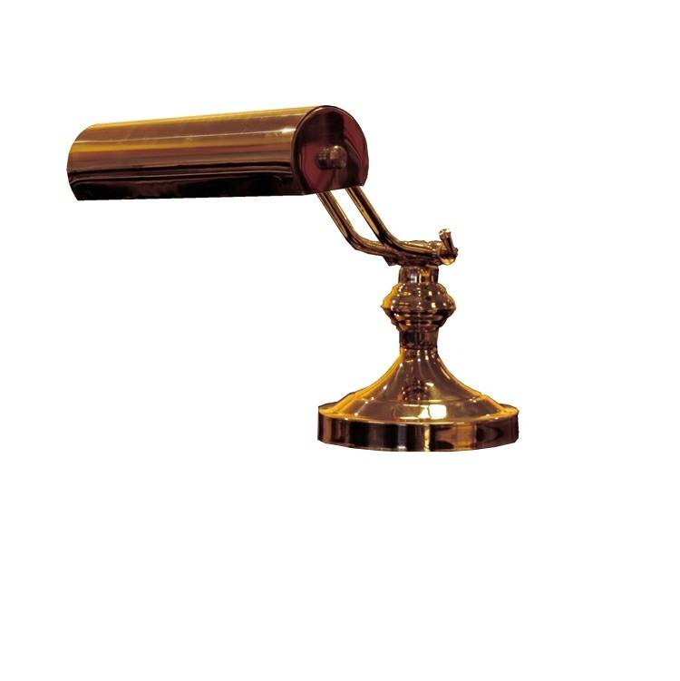 L&H Klavierlampe Messing/Chrome